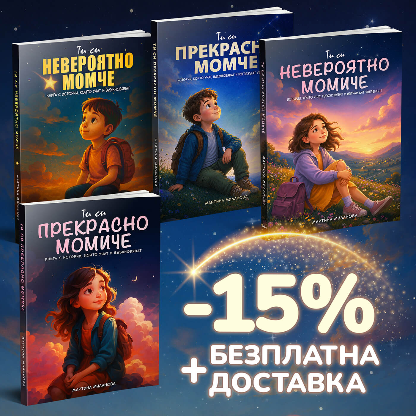 Комплект от четири книги